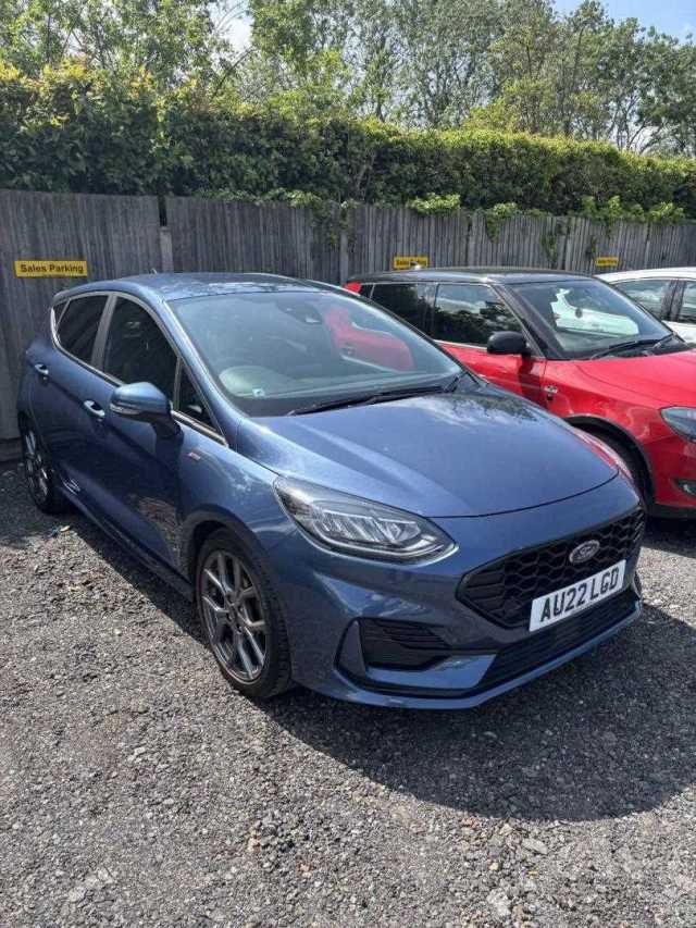 Ford Fiesta 1.0 125PS ST-Line 5 Door 6 Speed Manual 5 Door Petrol Chrome Blue