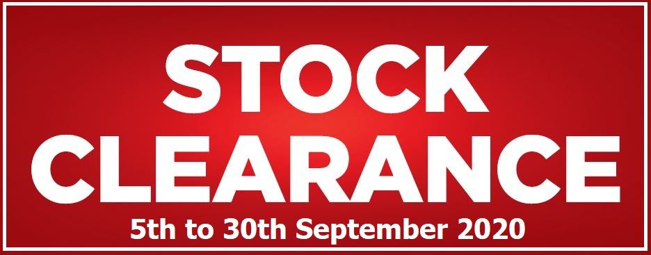 September Stock Clearance Event