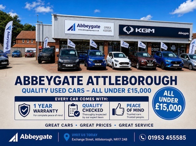 🚗 Abbeygate Attleborough has a new look – and a new focus! 🚗